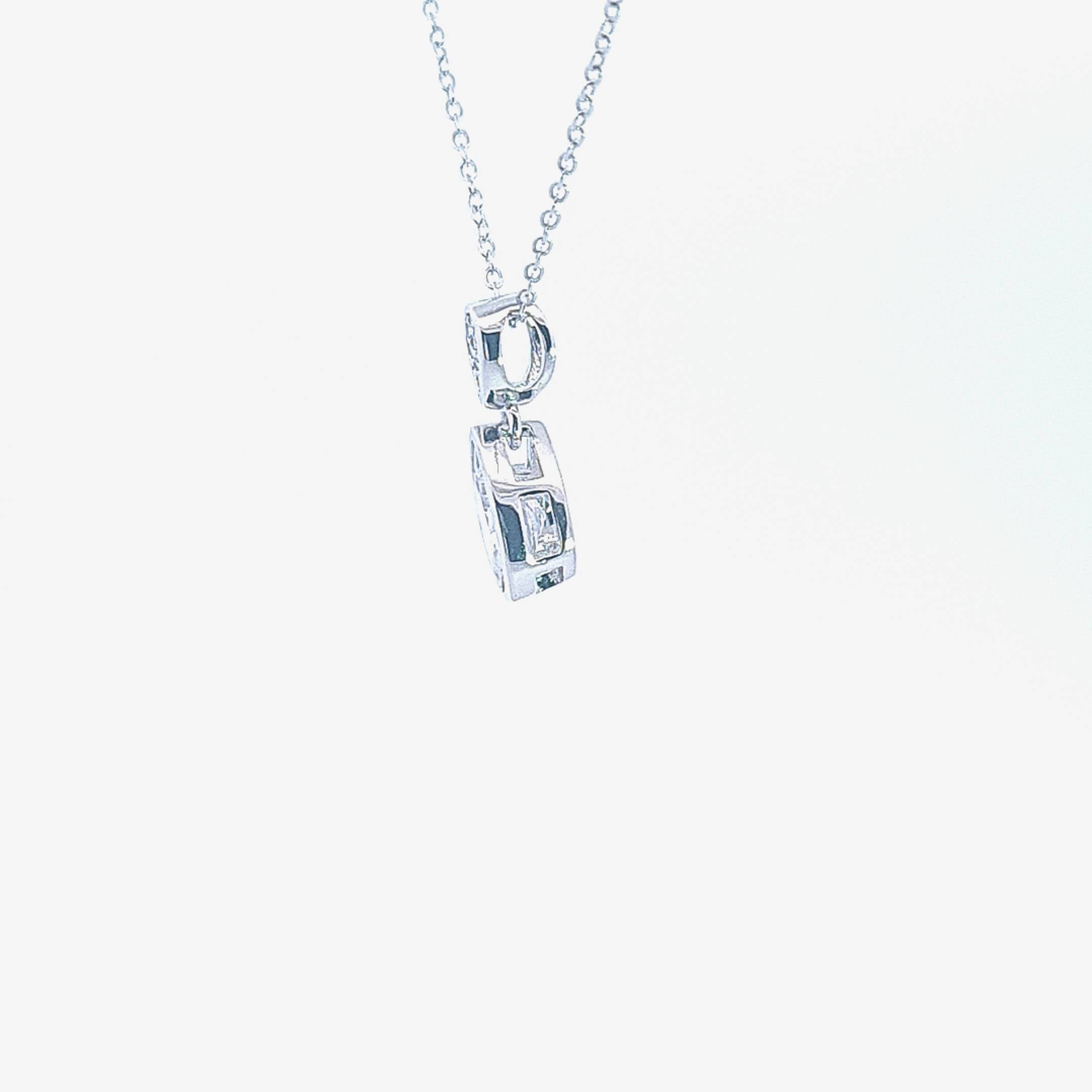 Tear drop CZ pendant 37259 - Armin Lowe Jewellers