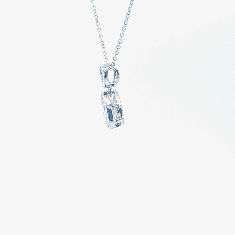 Tear drop CZ pendant 37259 - Armin Lowe Jewellers