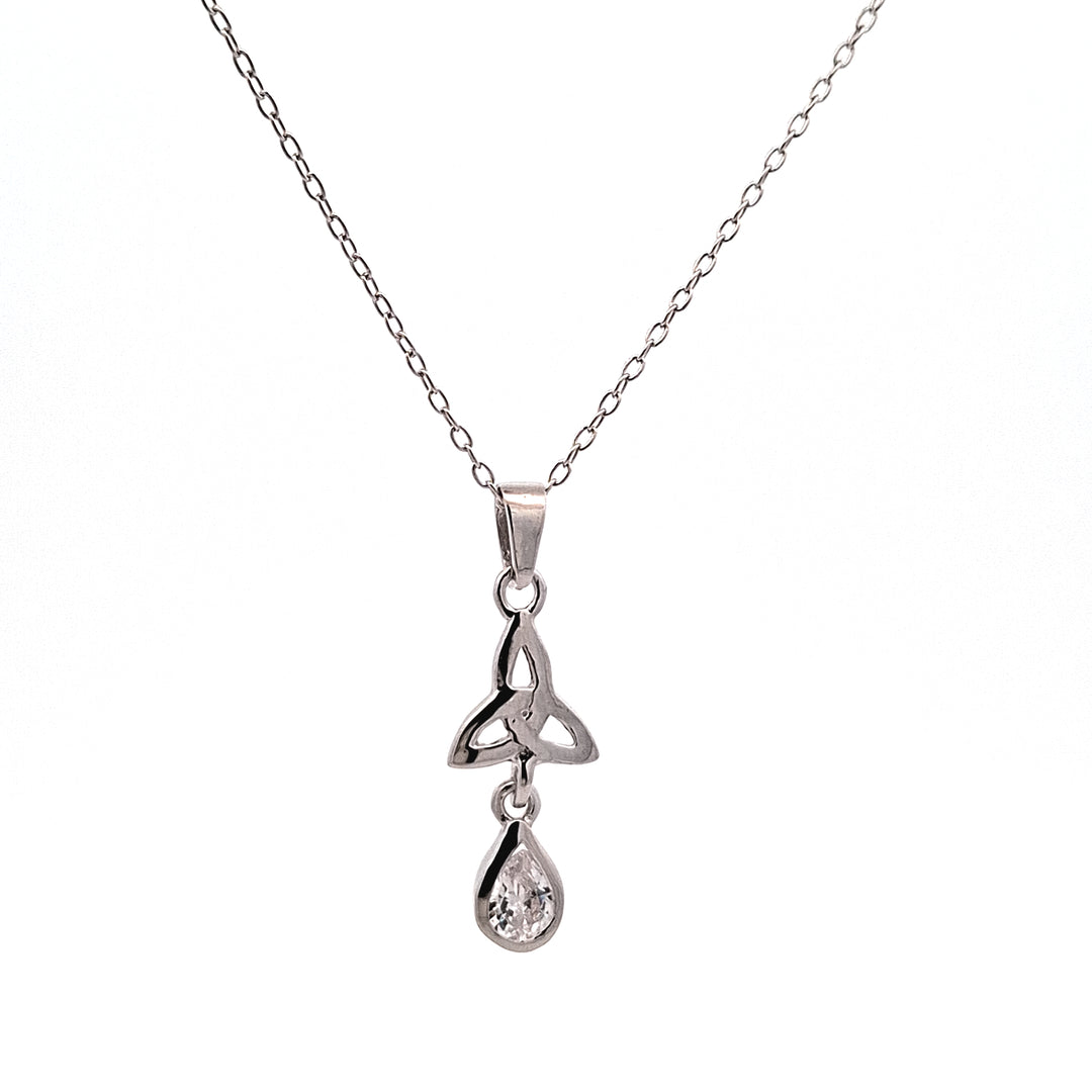 Silver Celtic Trinity Knot pendant 38753