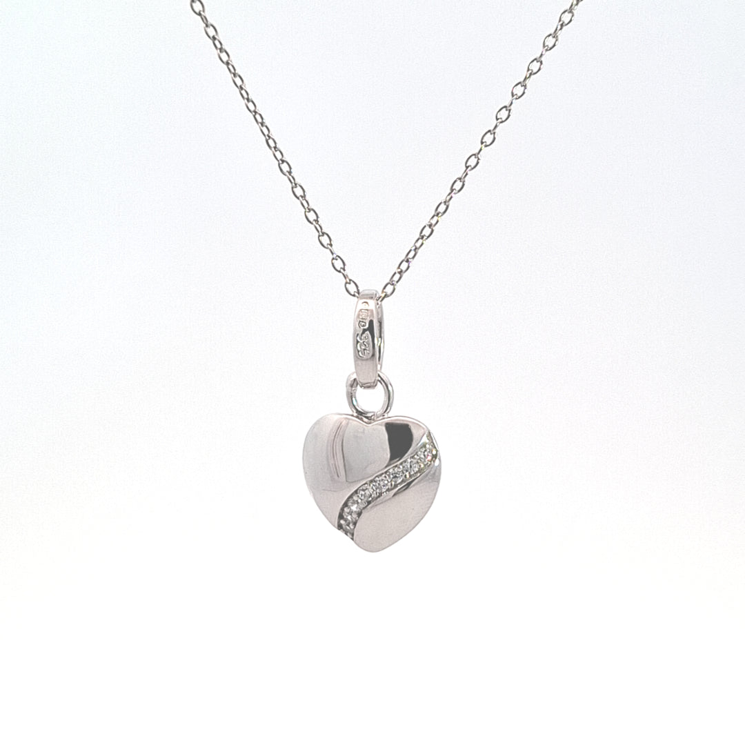Polished Heart pendant 38069