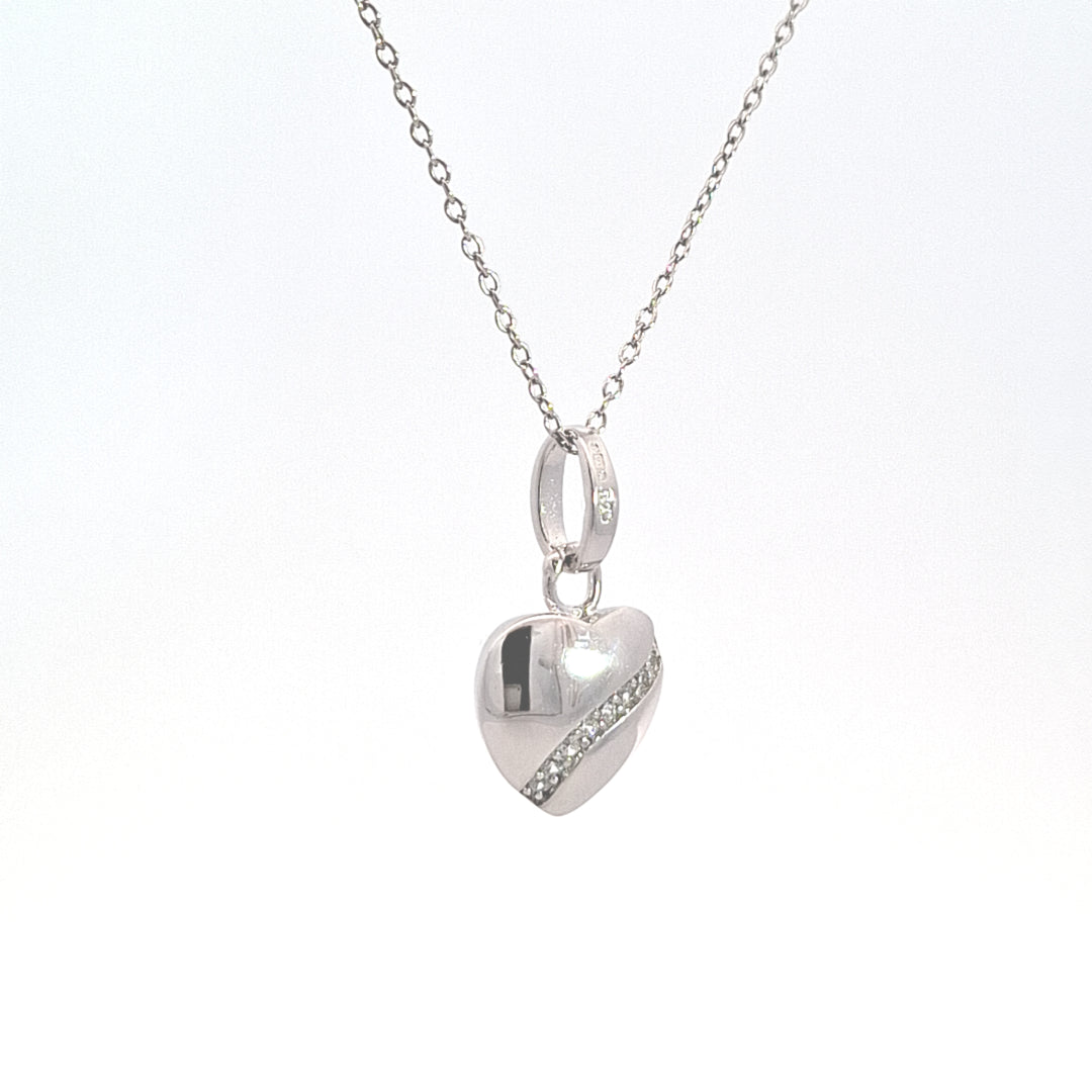Polished Heart pendant 38069