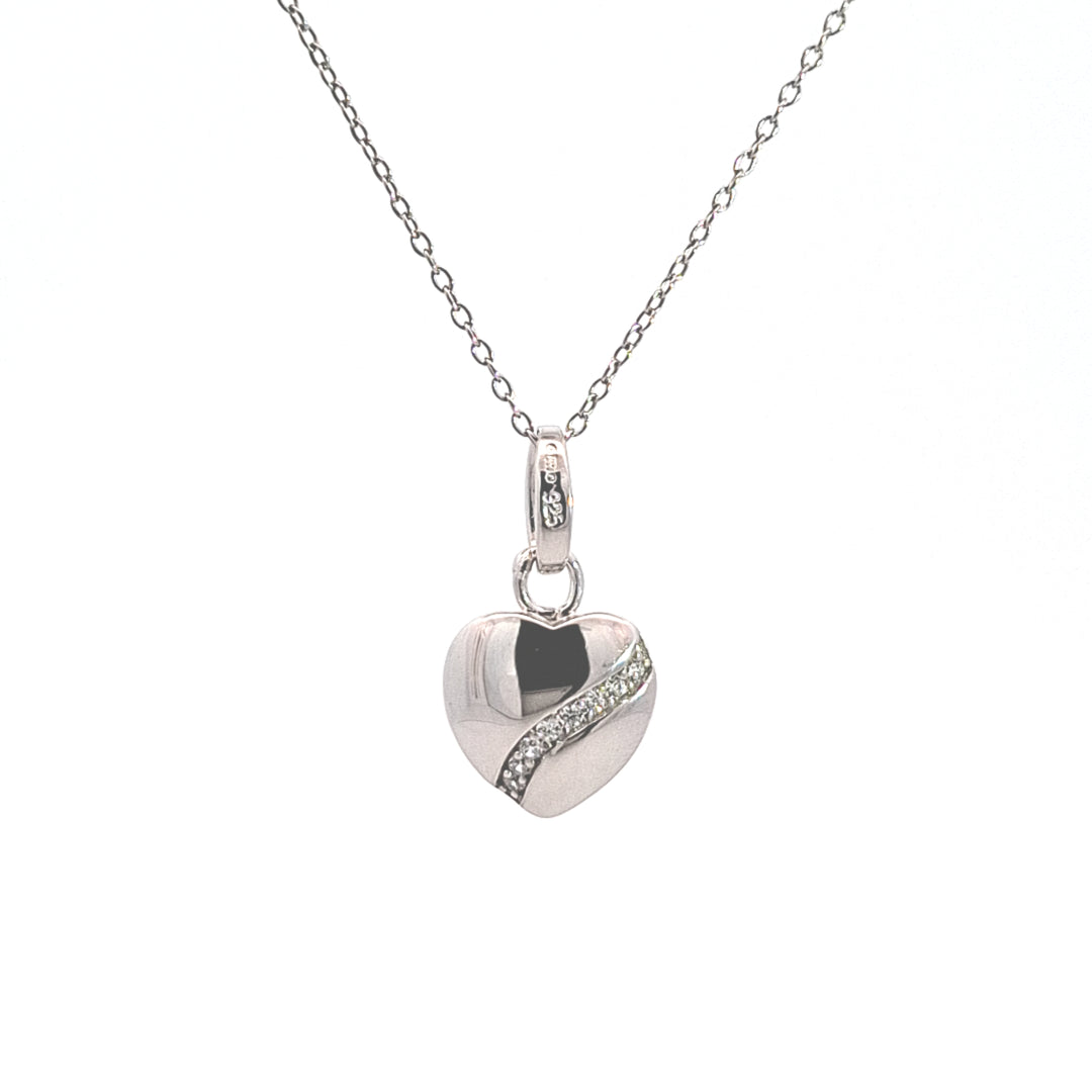 Polished Heart pendant 38069