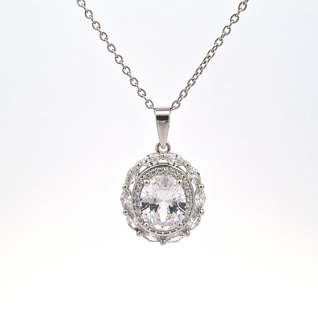 Large CZ pendant 38697