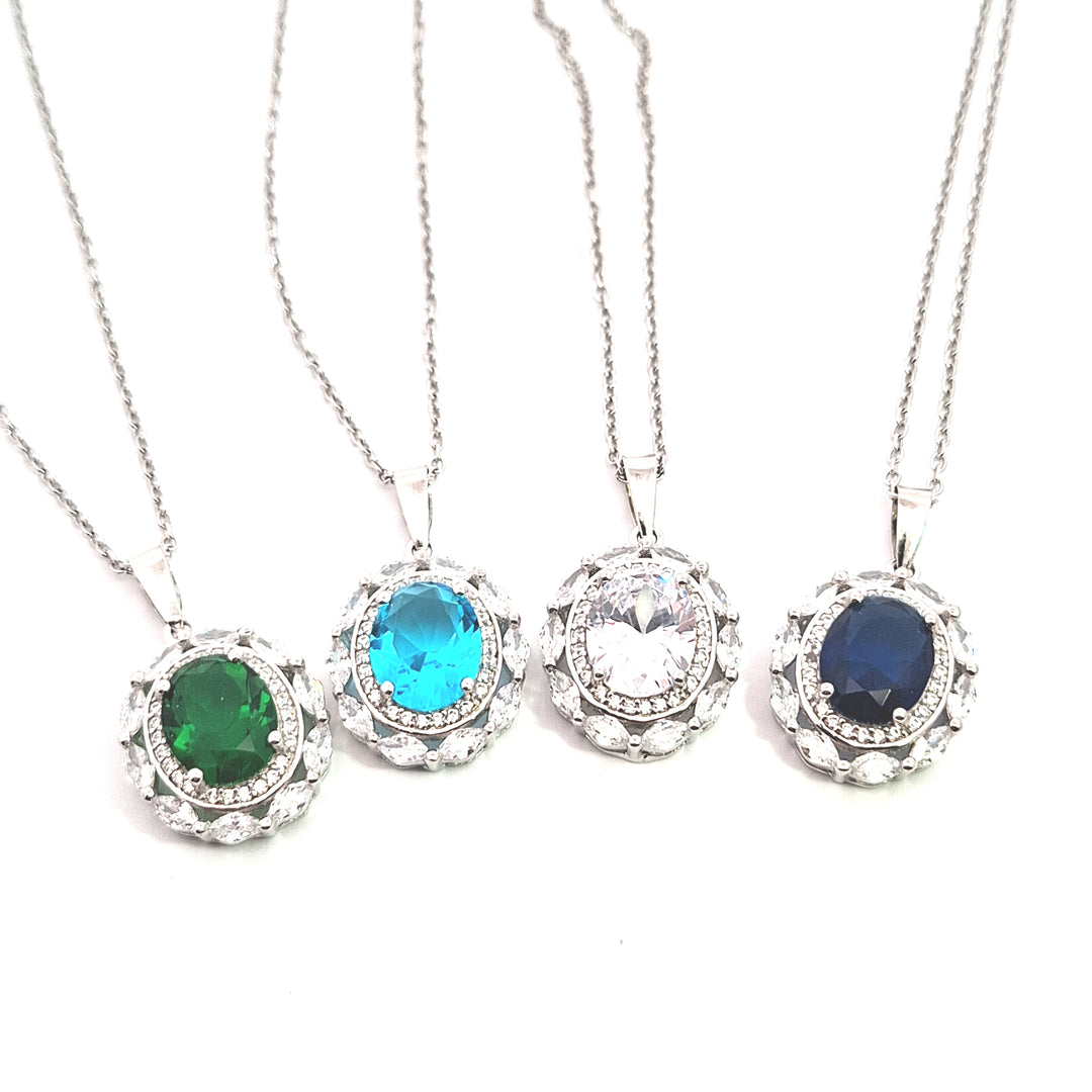 Large CZ pendant 38697