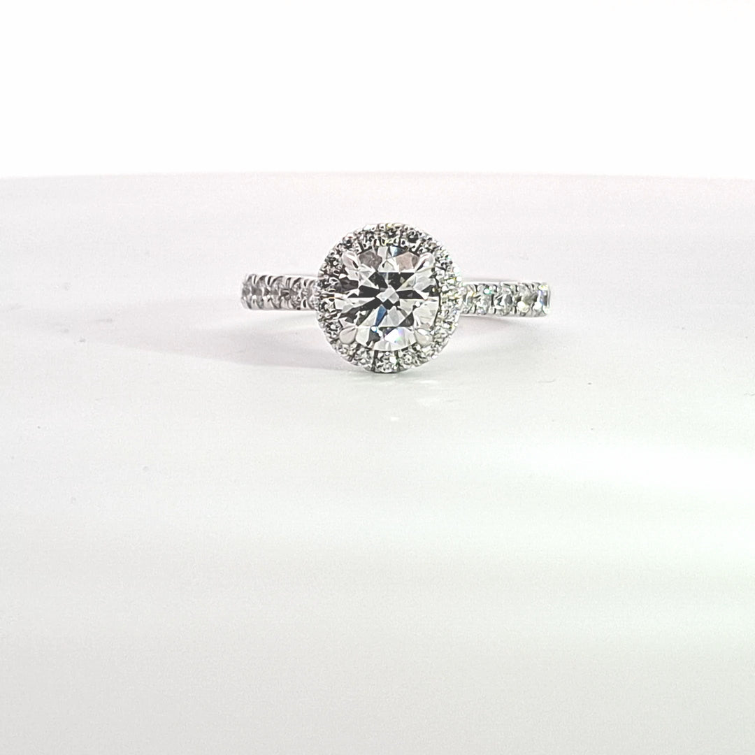 1.03ct Lab Diamond Halo Cluster (G/VS1) 38202