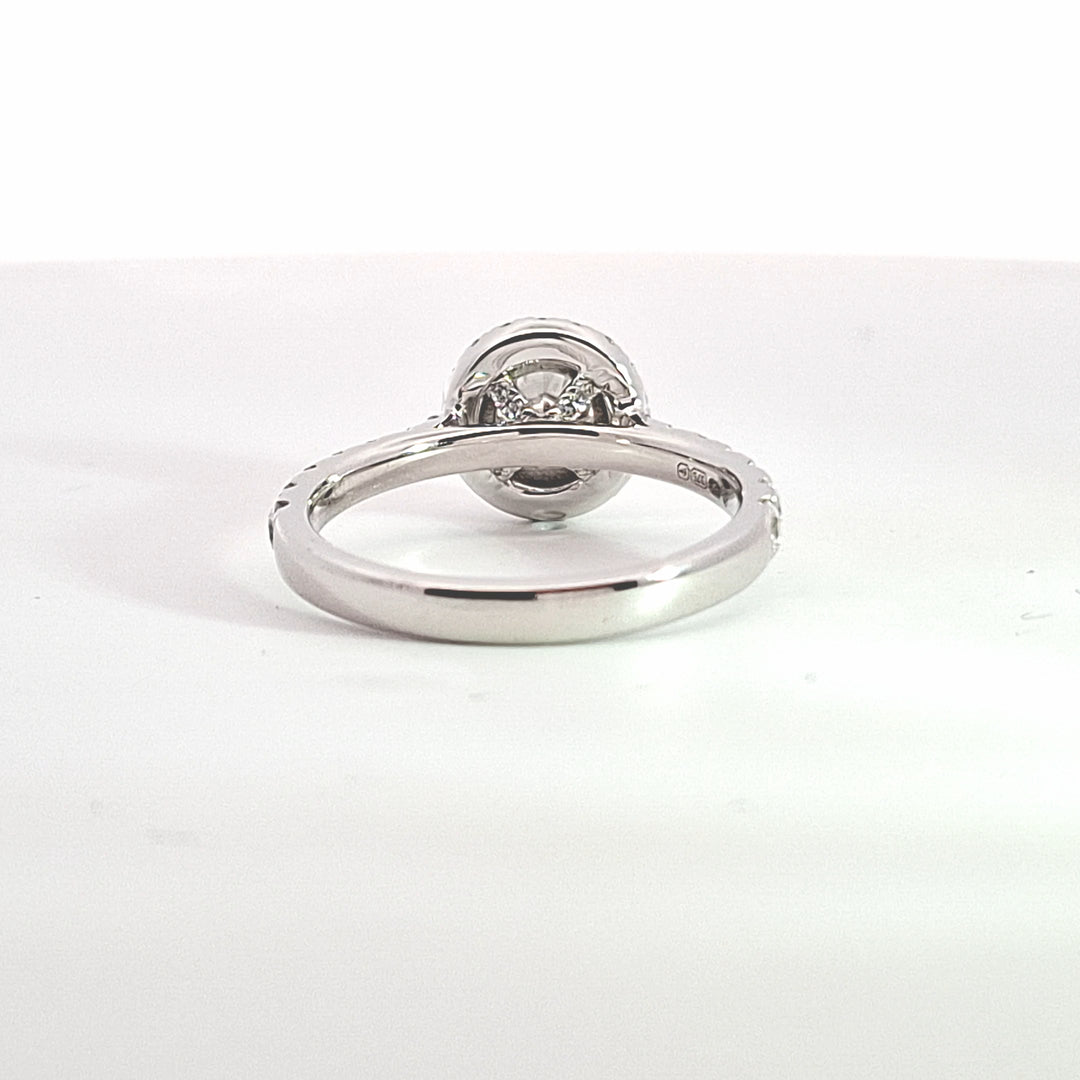 1.03ct Lab Diamond Halo Cluster (G/VS1) 38202