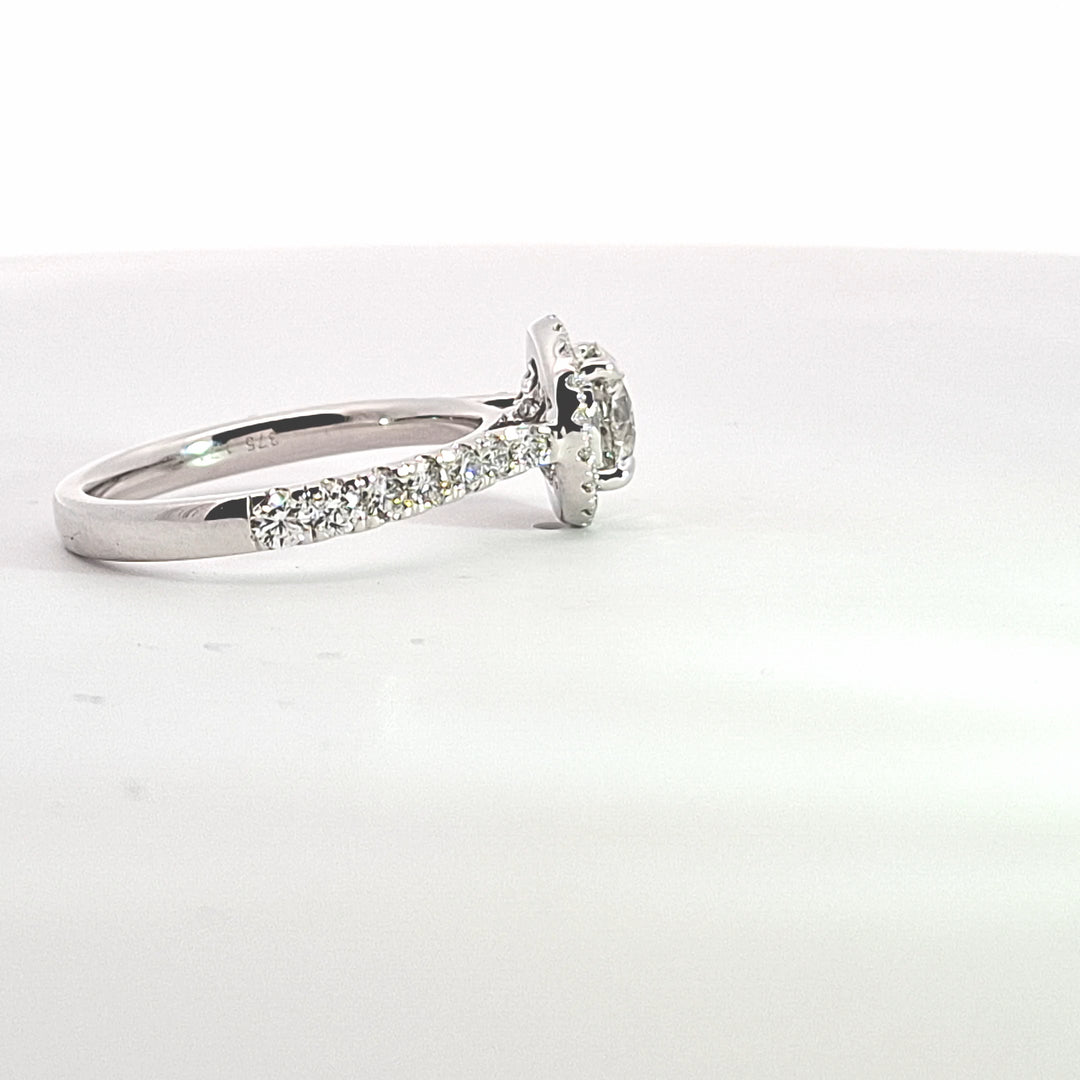1.03ct Lab Diamond Halo Cluster (G/VS1) 38202
