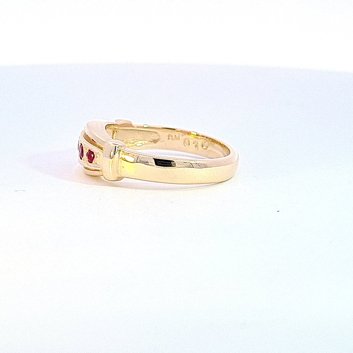 Gold Ruby Ring 37020 - Armin Lowe Jewellers