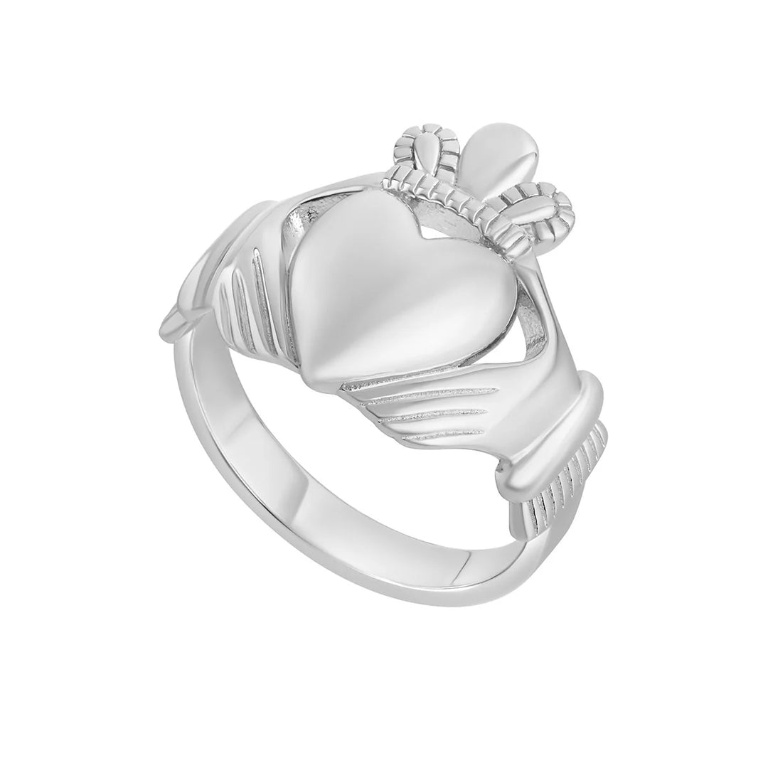 Large heart statement Claddagh ring 38465