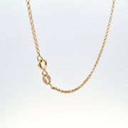Gold toned sterling silver 22"/56cm fine bell chain 35535