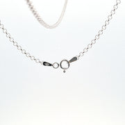 36"/91cm Sterling silver bell chain 36739