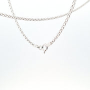 28"/71cm Sterling silver Bell chain 27038