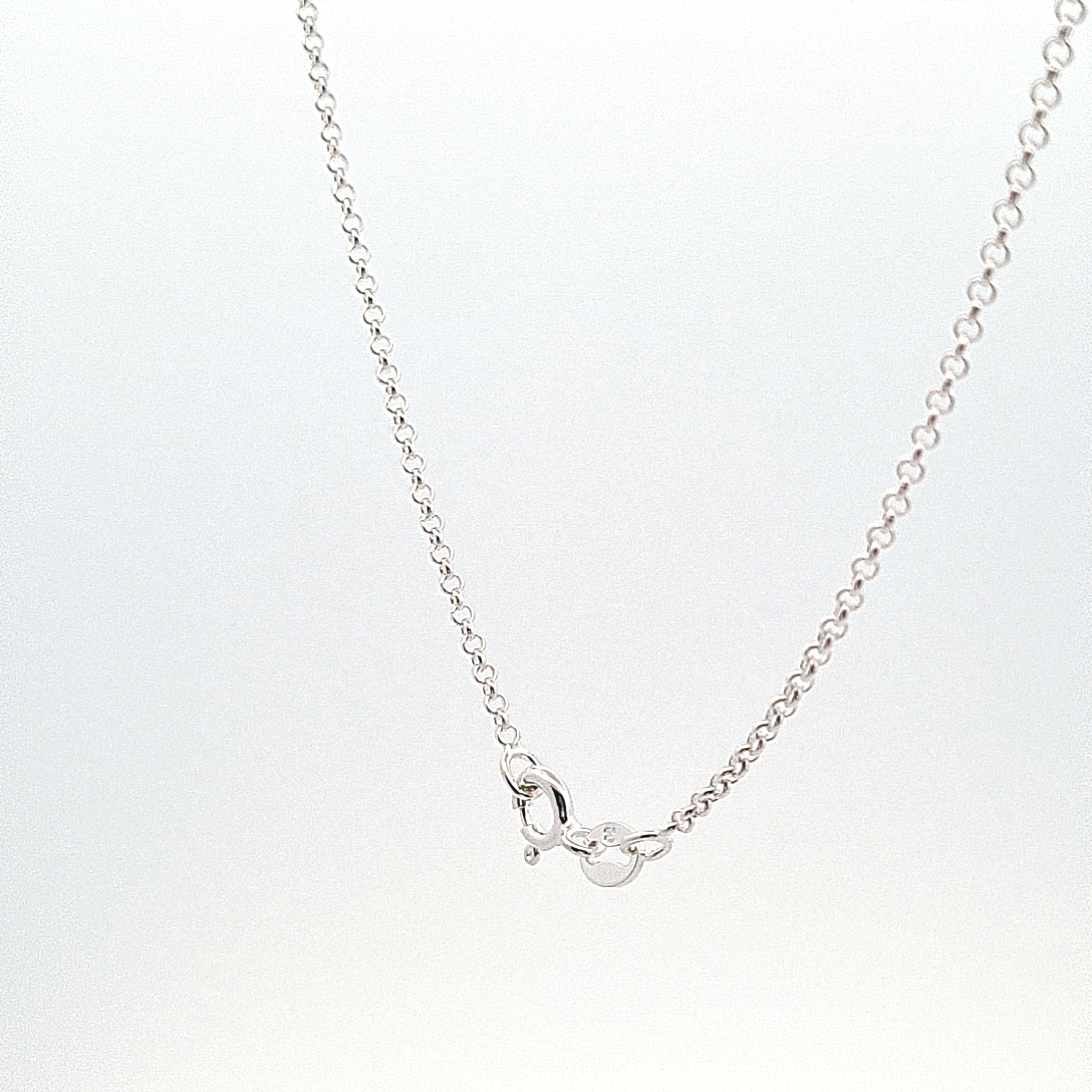 Sterling silver 22"/56cm fine bell chain 37044 - Armin Lowe Jewellers