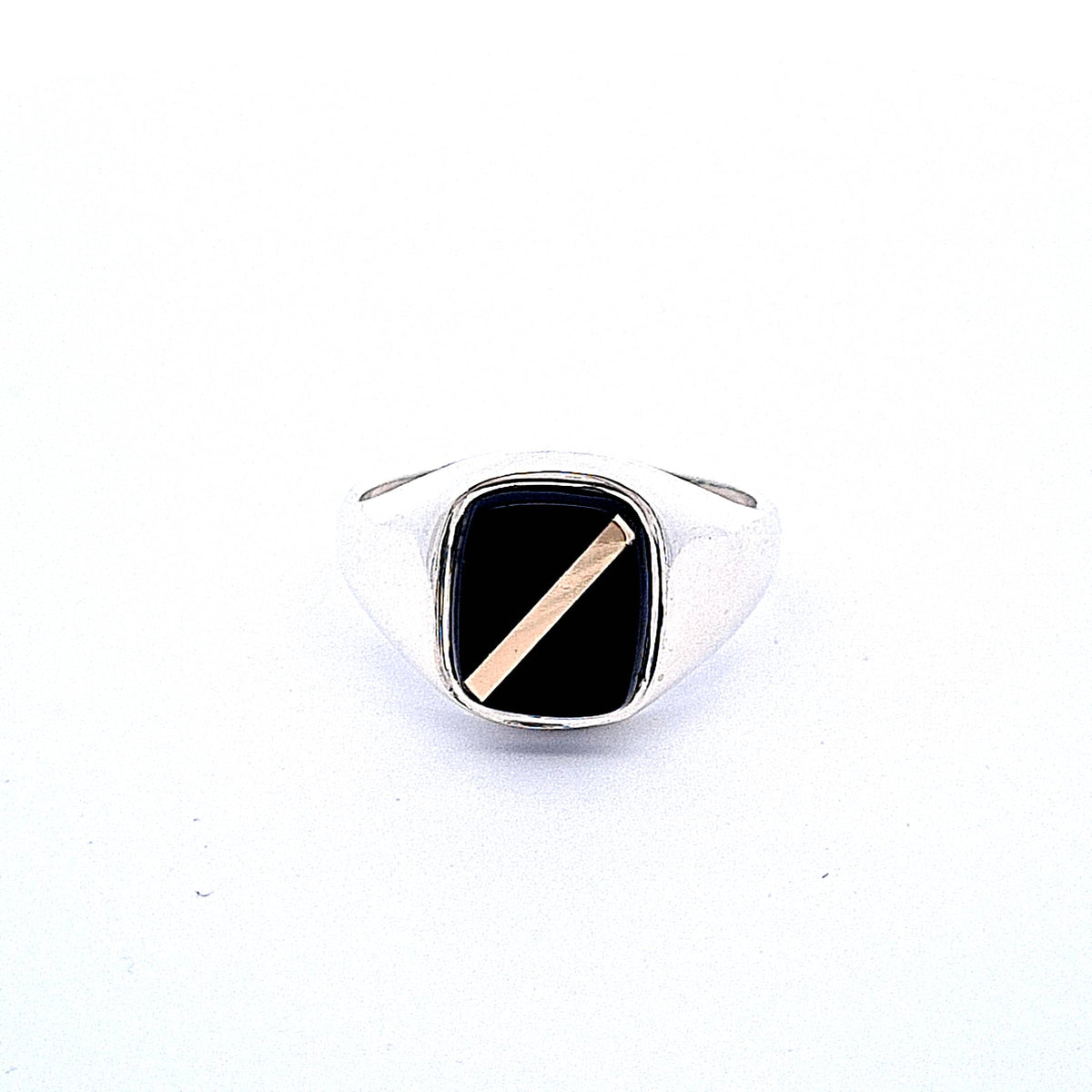 Gents Onyx ring 36627 - Armin Lowe Jewellers