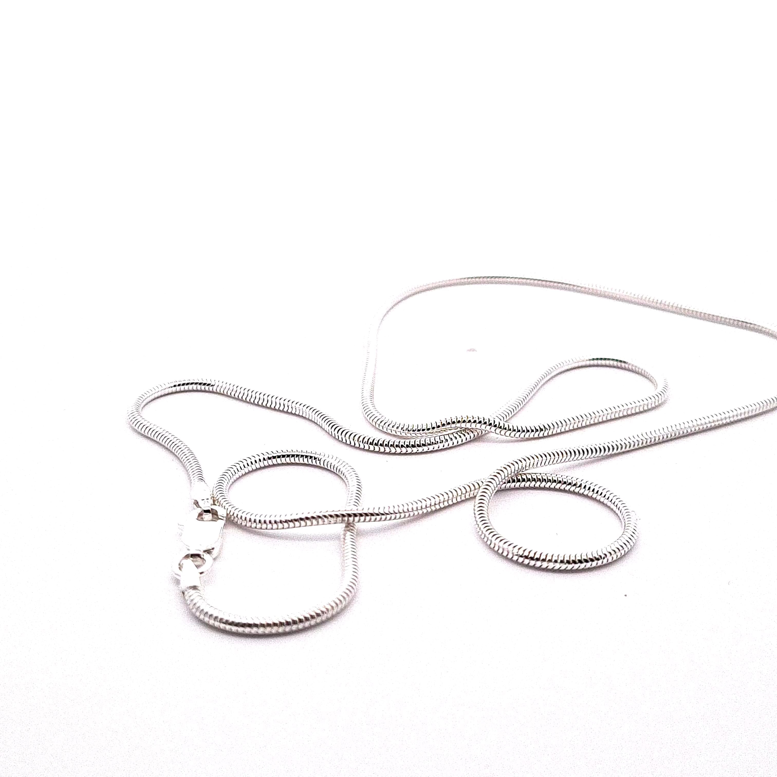 Sterling silver snake chain 20"/51cm 27666 - Armin Lowe Jewellers