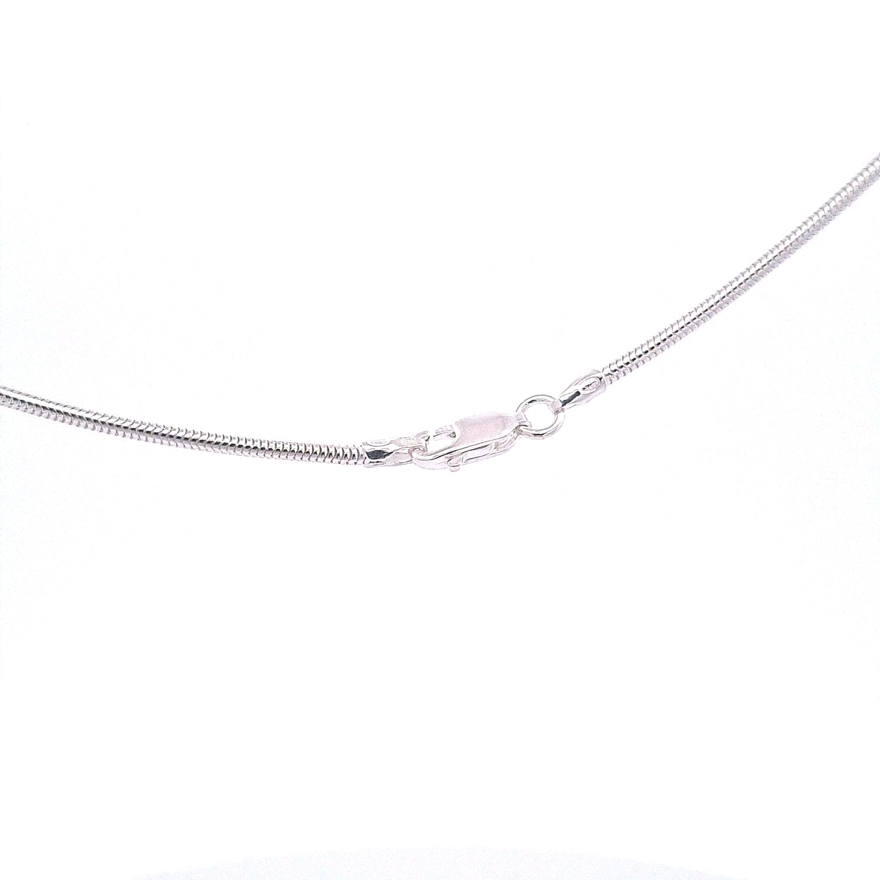 Sterling silver snake chain 20"/51cm 27666 - Armin Lowe Jewellers