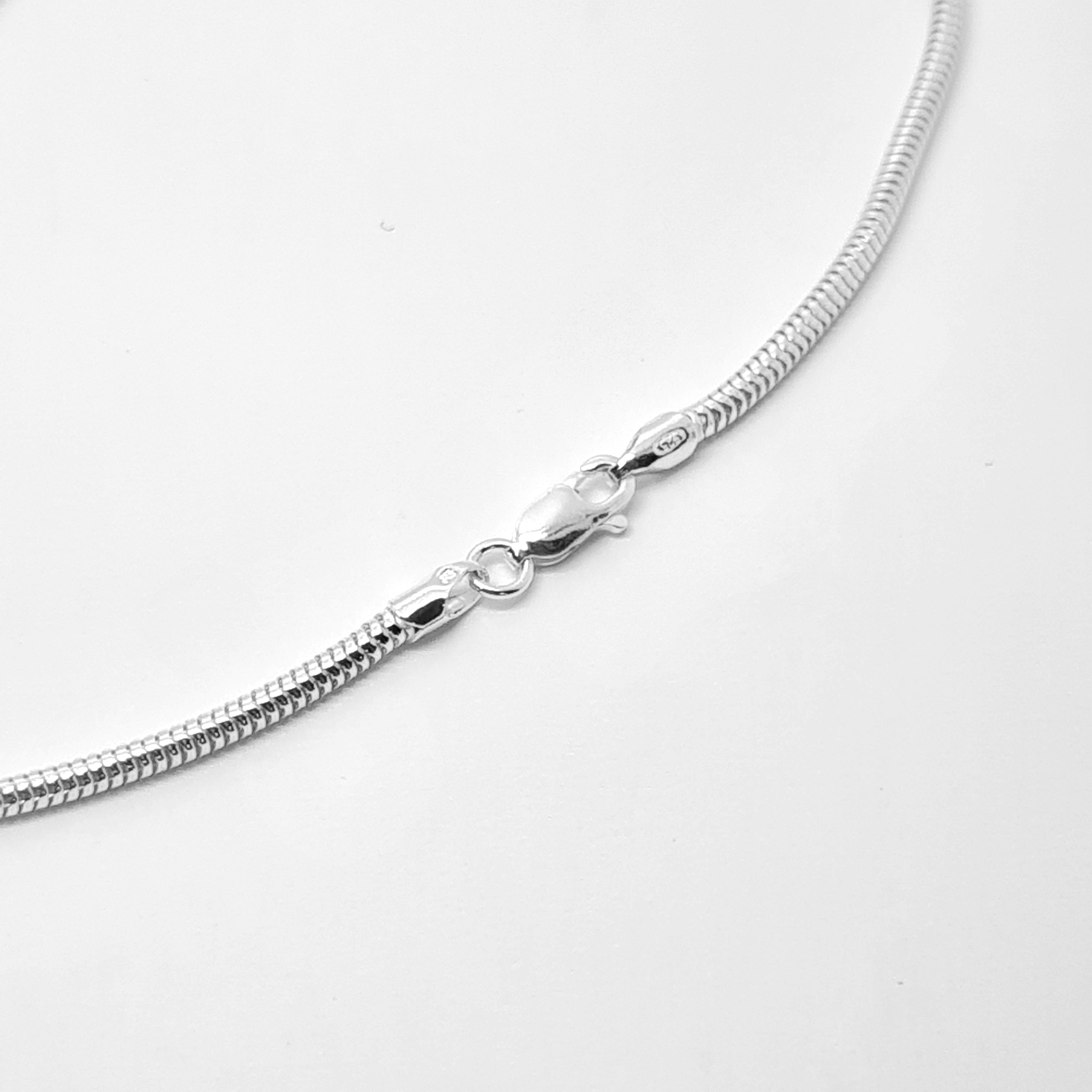 Sterling silver Snake chain 18"/46cm 37465 - Armin Lowe Jewellers