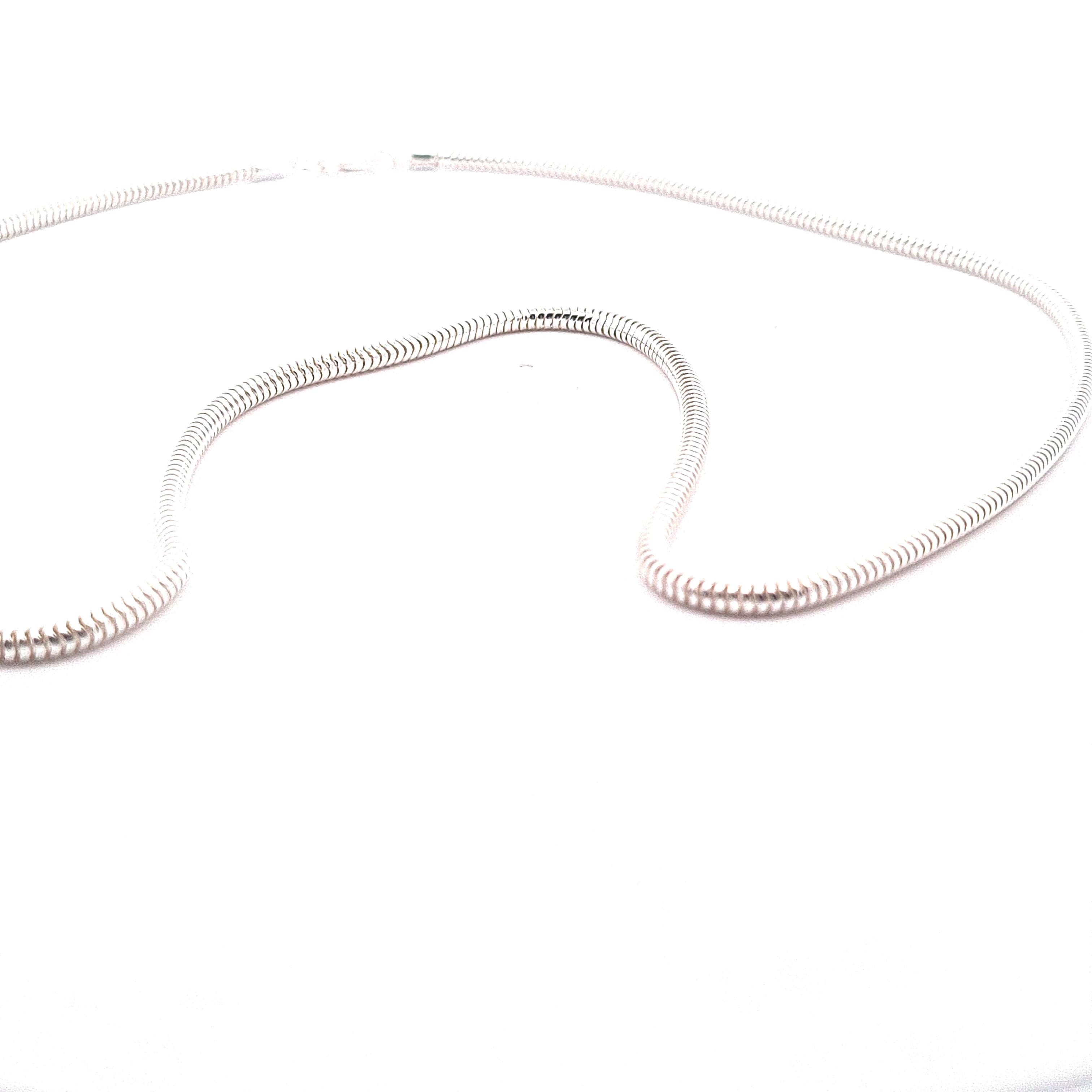 Sterling silver Snake chain 18"/46cm 37465 - Armin Lowe Jewellers