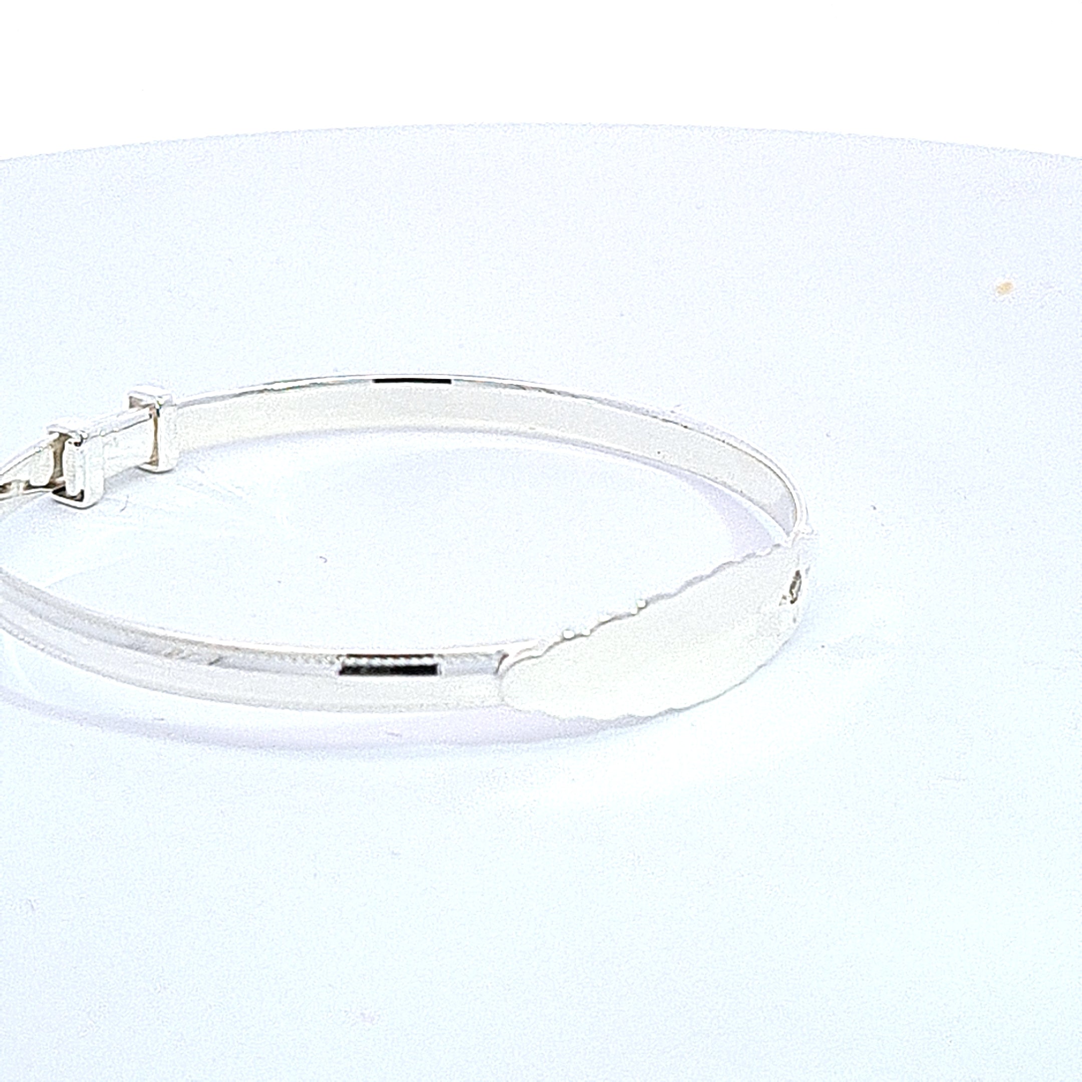 Baby Christening bangle 36664 - Armin Lowe Jewellers