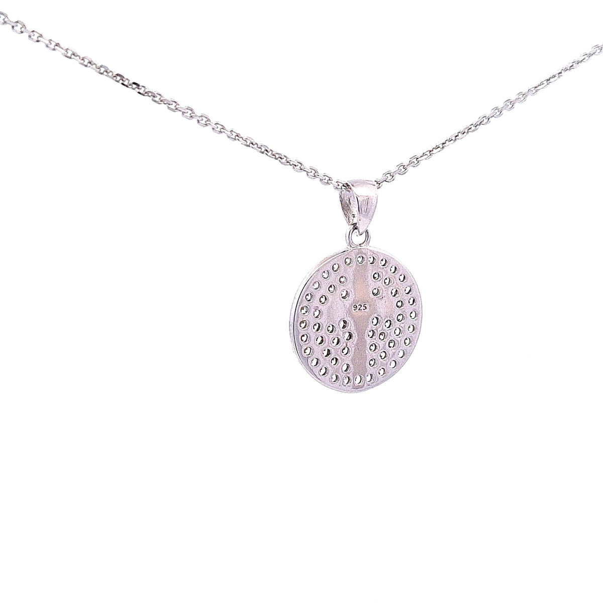 Disc cross with Cubic Zirconia 35124 - Armin Lowe Jewellers
