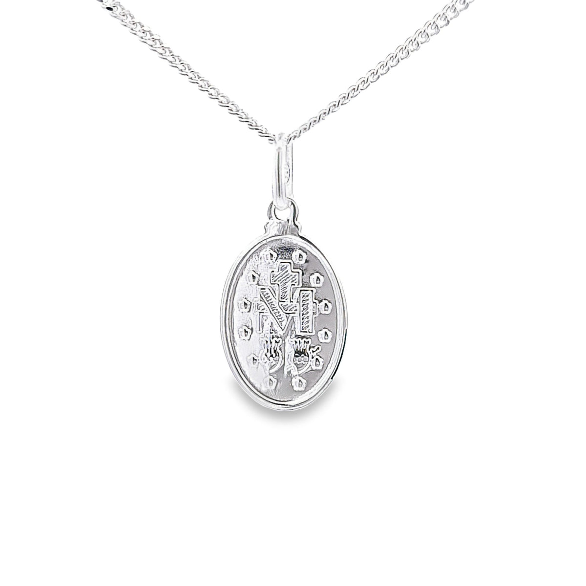 13mm oval Miraculous medal 37082 - Armin Lowe Jewellers
