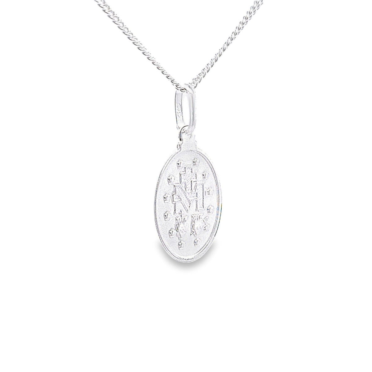 13mm oval Miraculous medal 37082 - Armin Lowe Jewellers