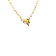 9ct gold Diamond cut Trace link 22"/56cm chain 36595