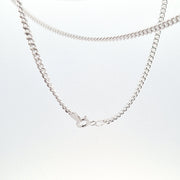 18"/46cm Sterling Silver strong curb chain 37045