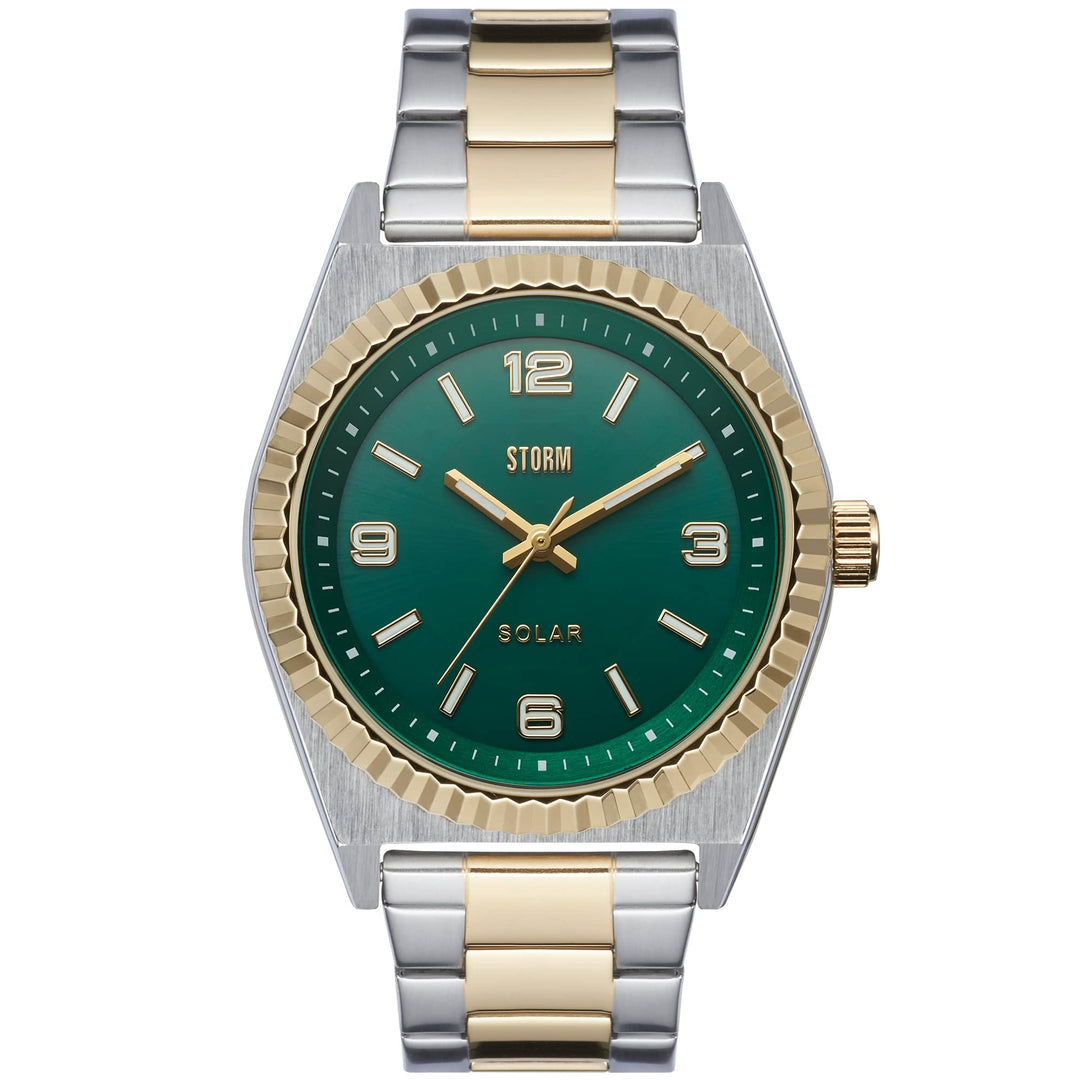 STORM Sunstone Gold Green 47566gdg Gents Solar watch 38582