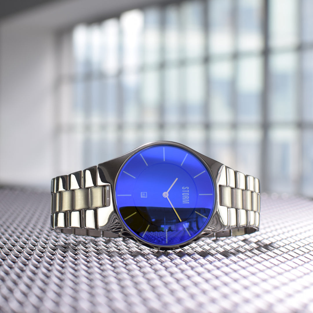 STORM Slim-X XL 47159b gents Lazer Blue watch 38578