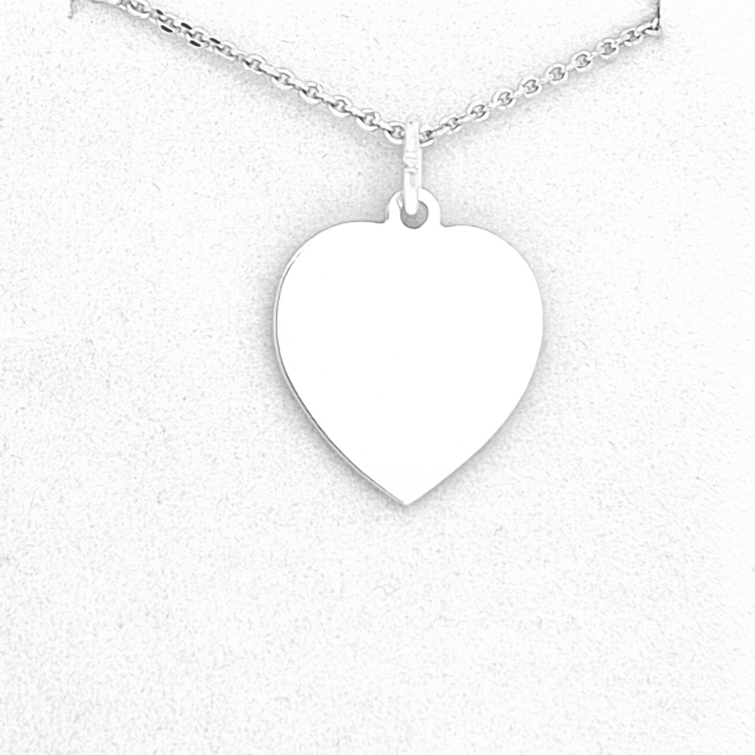 Heart pendant ready to personalise 36826