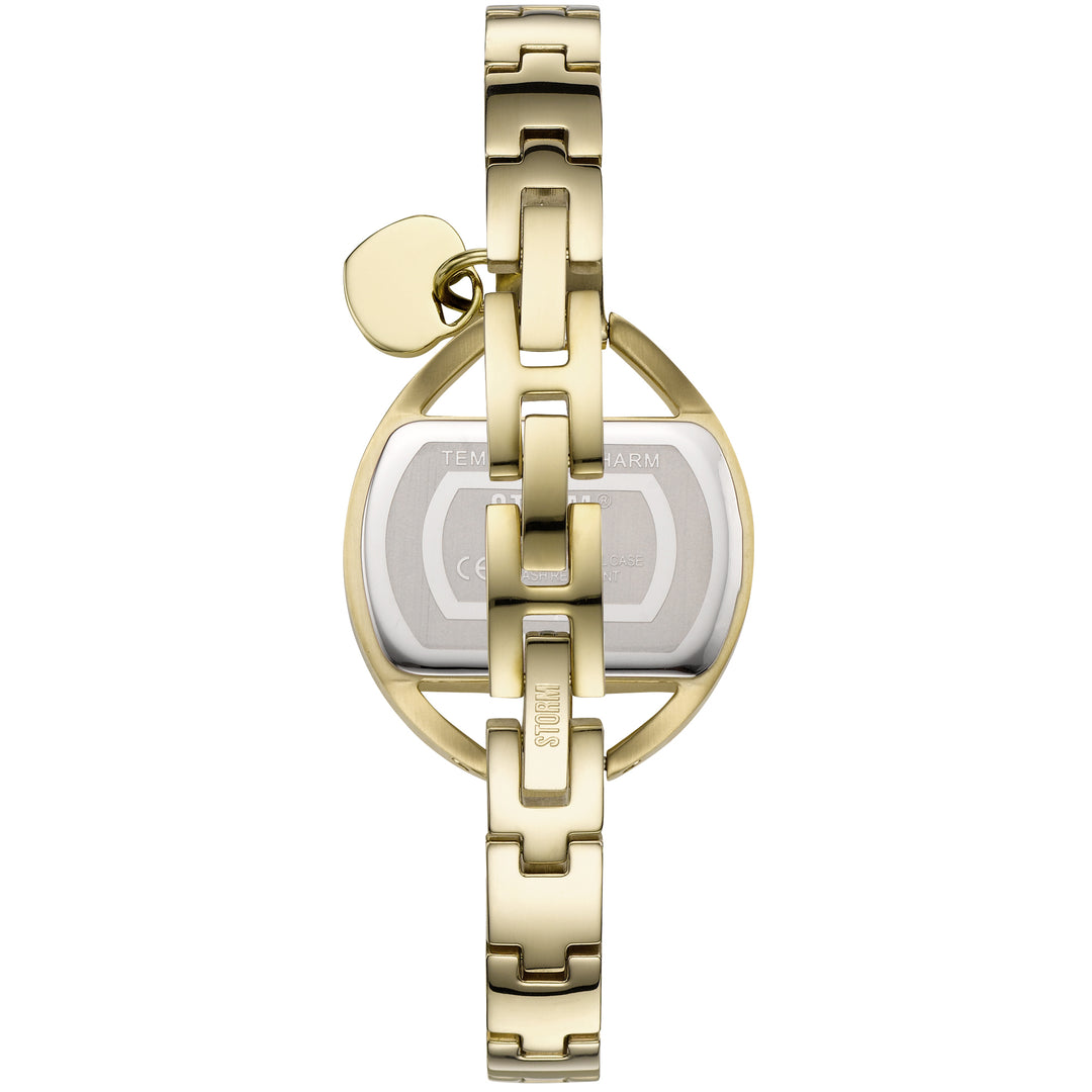 Ladys TEMPTRESS CHARM GOLD-TEAL 47013/gd/t quartz watch 38562