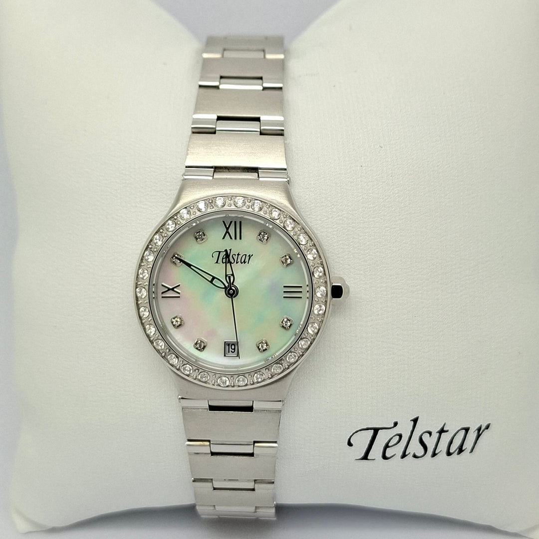 Telstar W1110 BSM Krakow silver tone lady's watch 38434