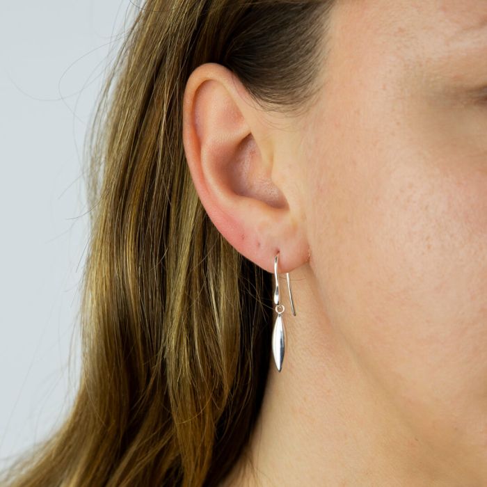 Navette drop earrings 37239 - Armin Lowe Jewellers