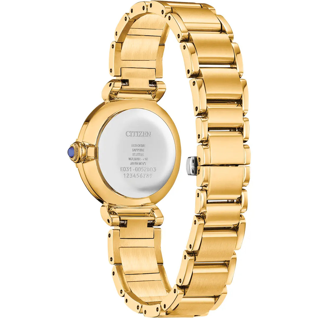 Citizen EM1062-57D Mae Mother of Pearl eco drive ladies watch with Diamonds 37498