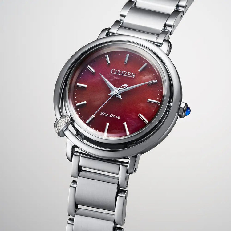 Citizen Arcly EM1091 - 67x Diamond set Eco Drive luxury ladies watch 37469 - Armin Lowe Jewellers