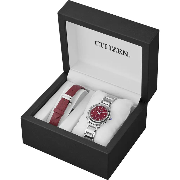 Citizen Arcly EM1091 - 67x Diamond set Eco Drive luxury ladies watch 37469 - Armin Lowe Jewellers
