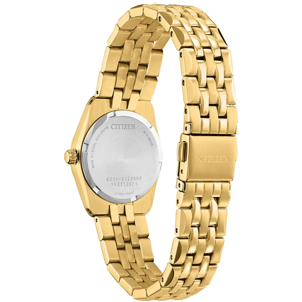 Citizen EW2293-56L Corso Eco Drive Gold toed lady's bracelet watch 38295