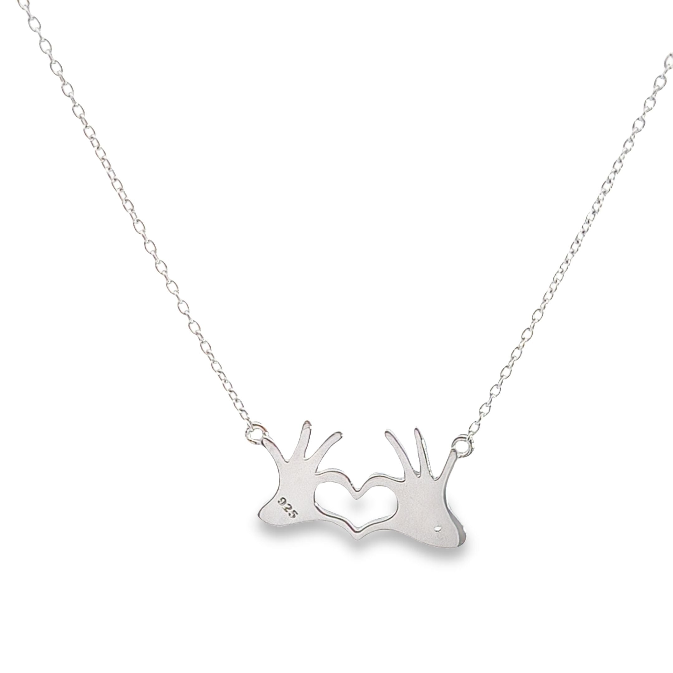 I Love You Too hands pendant 36679 - Armin Lowe Jewellers
