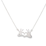 I Love You Too hands pendant 36679