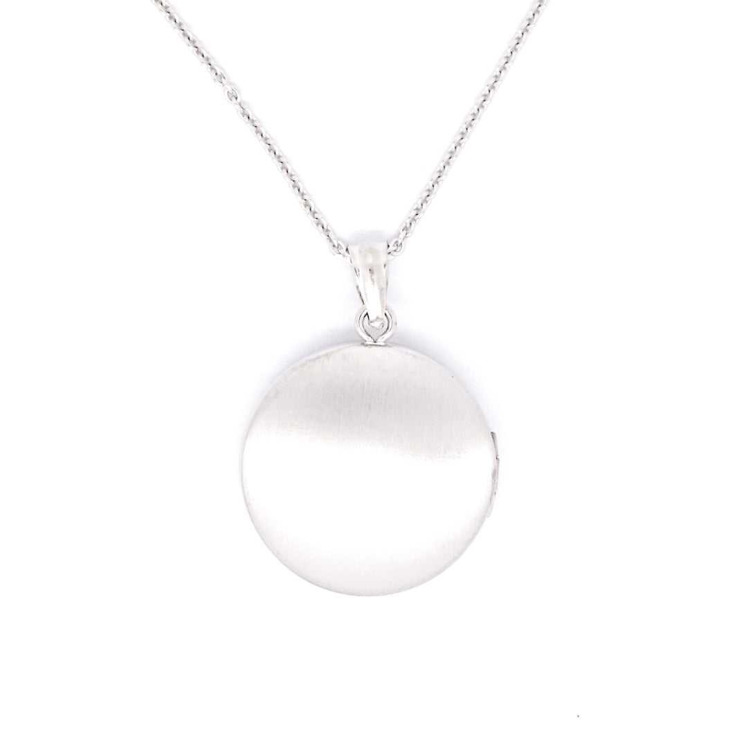 Round two picture locket on 18" chain 34059 - Armin Lowe Jewellers