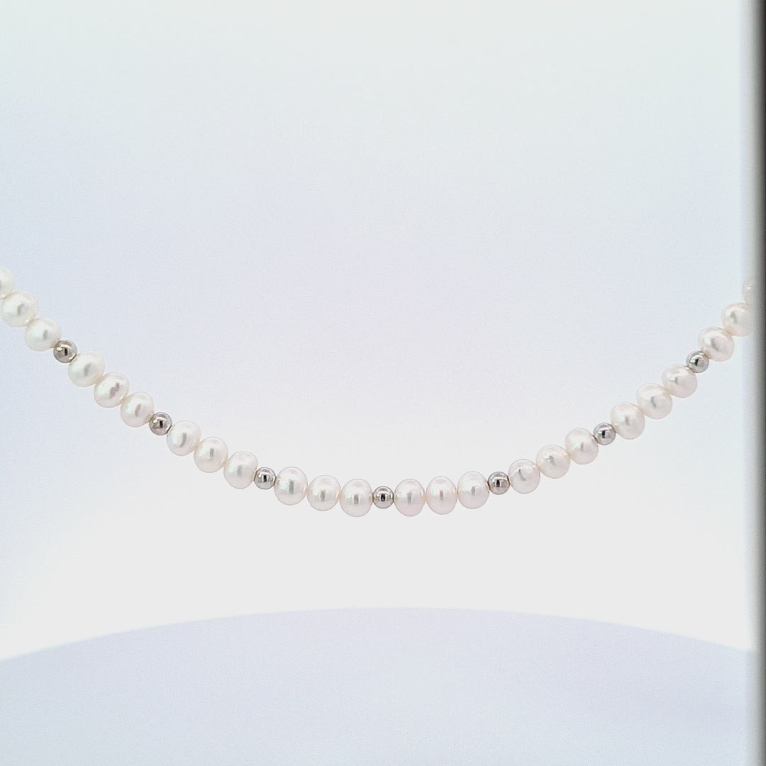 freshwater cultured pearl 18"/46cm necklace 36693