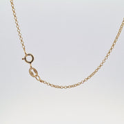 Gold toned sterling silver 20"/51cm chain 34482