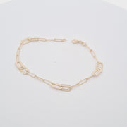 Gold Paperlink ladies bracelet 36637