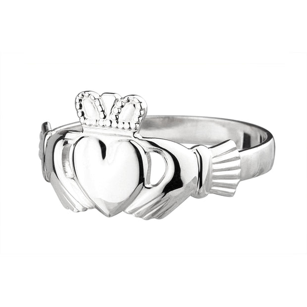 Sterling silver Claddagh ring 31572