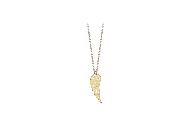 9ct gold Angel wing  cut out pendant 36268