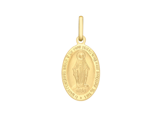 9ct gold Miraculous Medal 35779