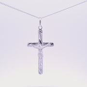 Crucifix pendant + chain 36115