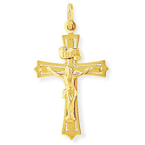 9ct gold crucifix, 1.30 gram approx. Made in EC 31300