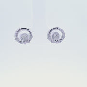 Small Classic Claddagh stud earrings 36209